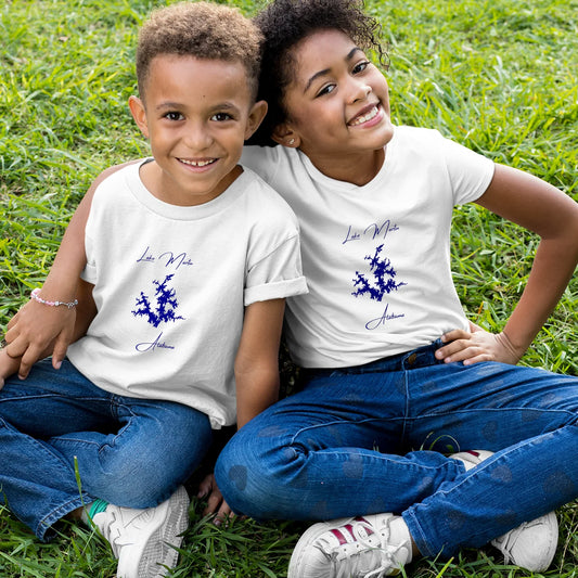 lifestyle image of Lake Martin Alabama Youth T-shirt