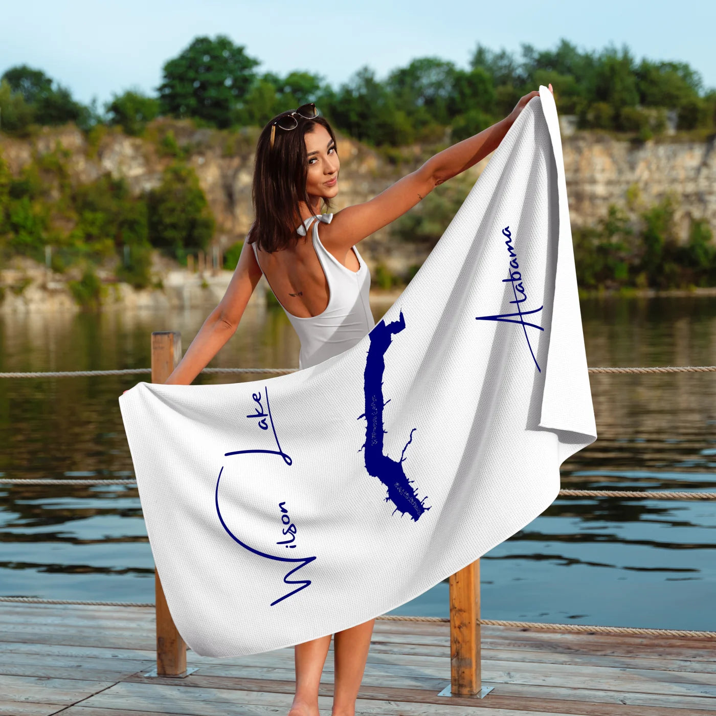 Alabama Wilson Lake  ToteBag lifestyle view