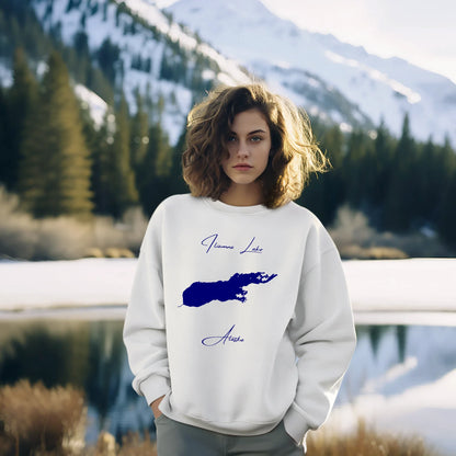 lifestyle image of Iliamna Lake Alaska Sweatshirt