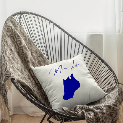 lifestyle image of Mirror Lake Alaska Pillow