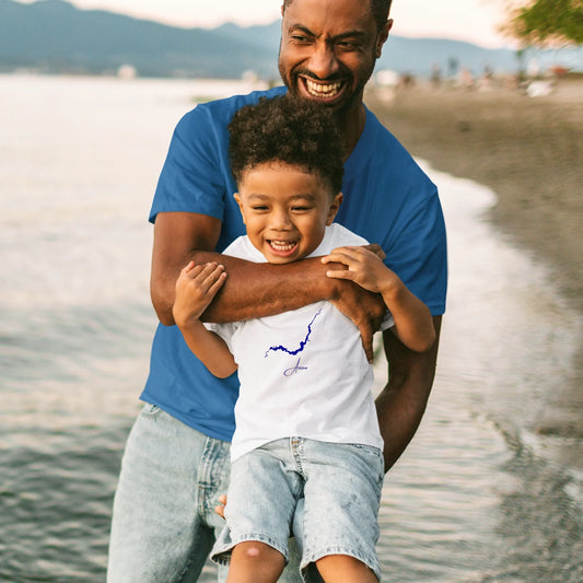 lifestyle image of Apache Lake Arizona Toddler T-shirt