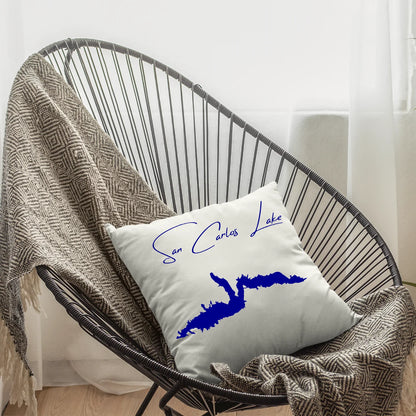 lifestyle image of San Carlos Lake Arizona Pillow