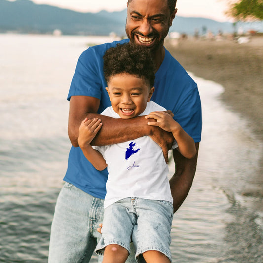 lifestyle image of Lake Overcup Arkansas Toddler T-shirt