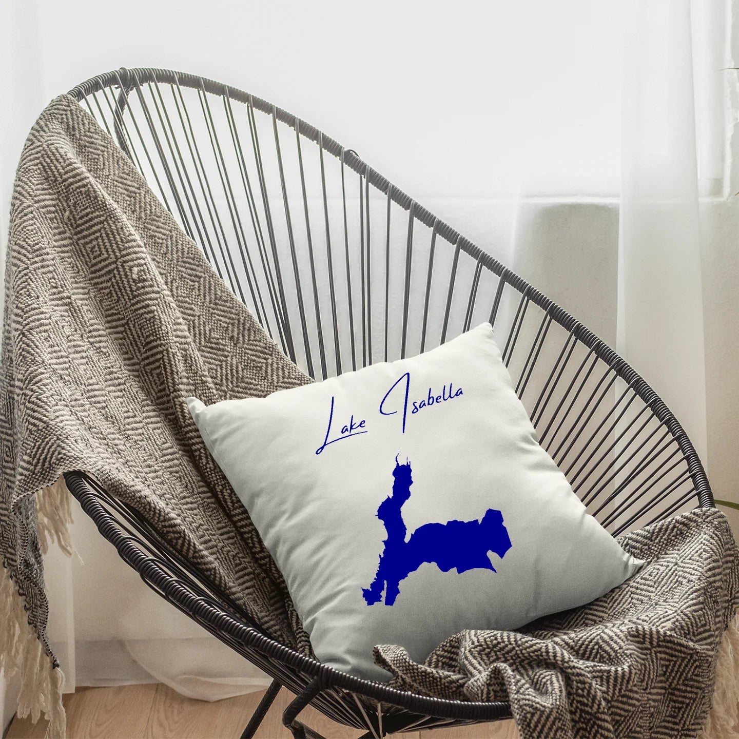 California Lake Isabella  Pillow lifestyle view