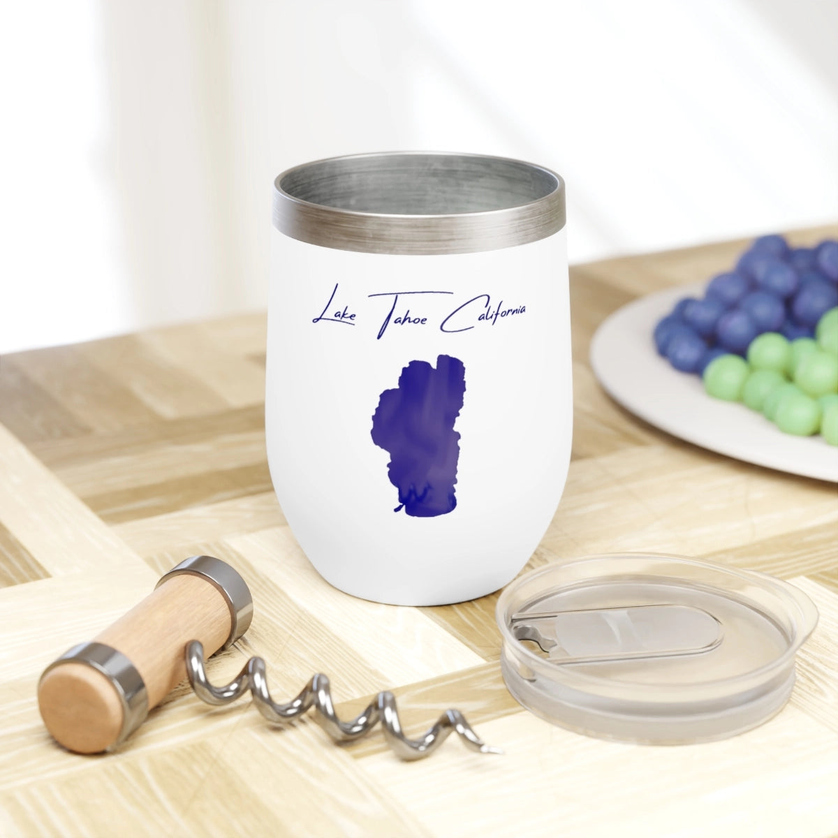 California  Lake Tahoe  Wine Tumbler lifestyle view