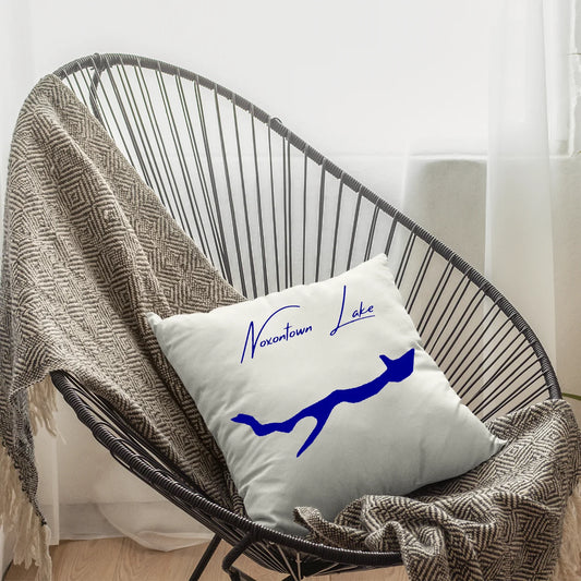 lifestyle image of Noxontown Lake Delaware Pillow