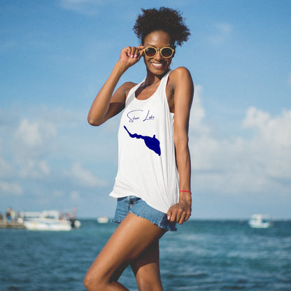 lifestyle image of Silver Lake Delaware Racerback-Tank