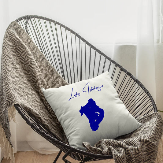 lifestyle image of Lake Istokpoga Florida Pillow