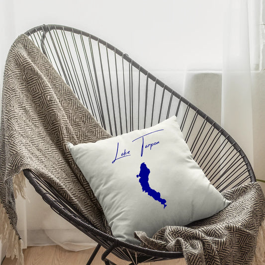 lifestyle image of Lake Tarpon Florida Pillow