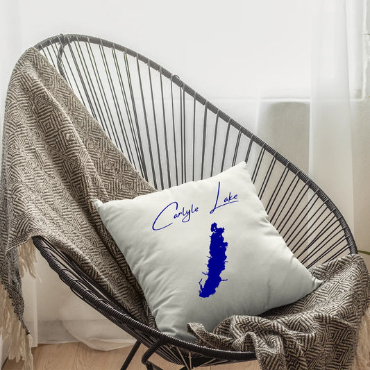 lifestyle image of Carlyle Lake Illinois Pillow