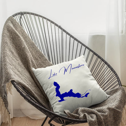 lifestyle image of Lake Mauvaisterre Illinois Pillow