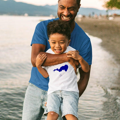 lifestyle image of Clear Lake Iowa Toddler T-shirt