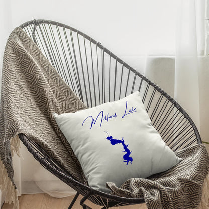 lifestyle image of Milford Lake Kansas Pillow