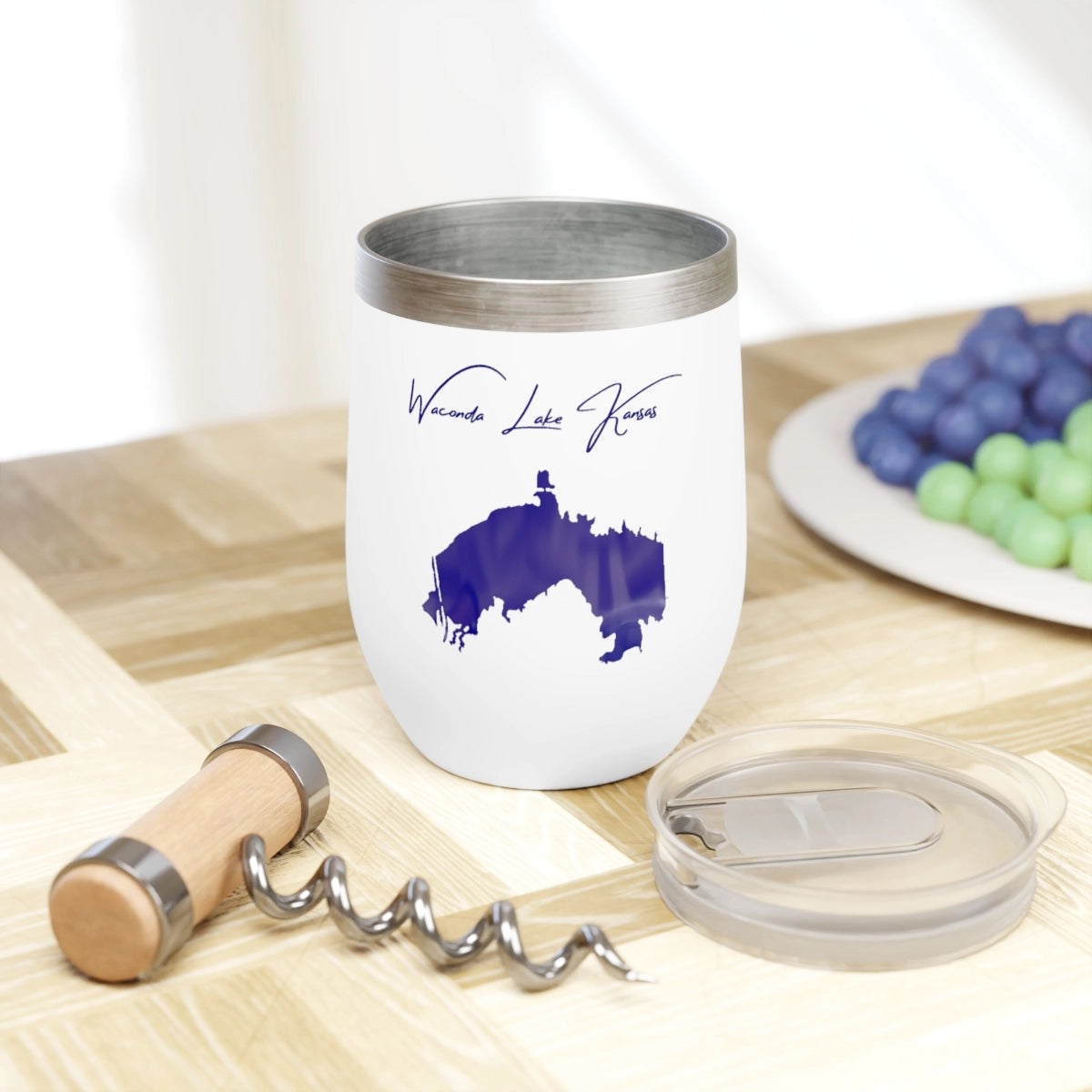 Kansas  Waconda Lake  Wine Tumbler lifestyle view