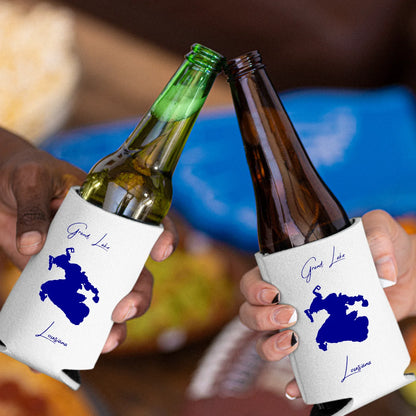 lifestyle image of Grand Lake Louisiana Can Koozie