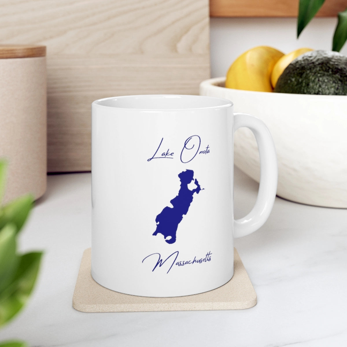 Massachusetts Lake Onota  CanKoozie lifestyle view