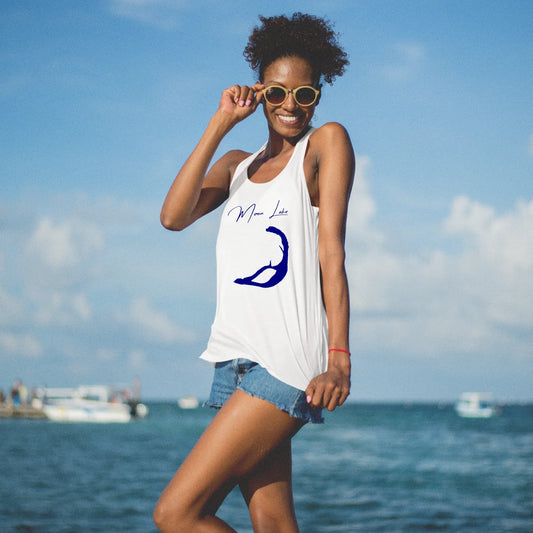 lifestyle image of Moon Lake Mississippi Racerback-Tank