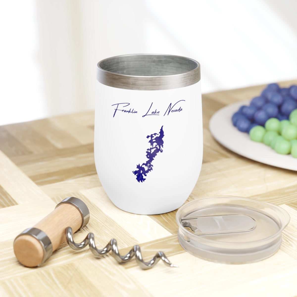 Nevada  Franklin Lake  Wine Tumbler lifestyle view