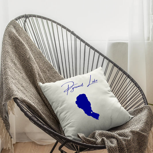 lifestyle image of Pyramid Lake Nevada Pillow