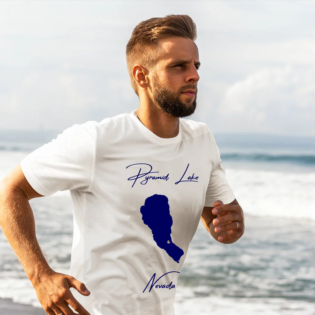 Nevada Pyramid Lake  T-shirt lifestyle view