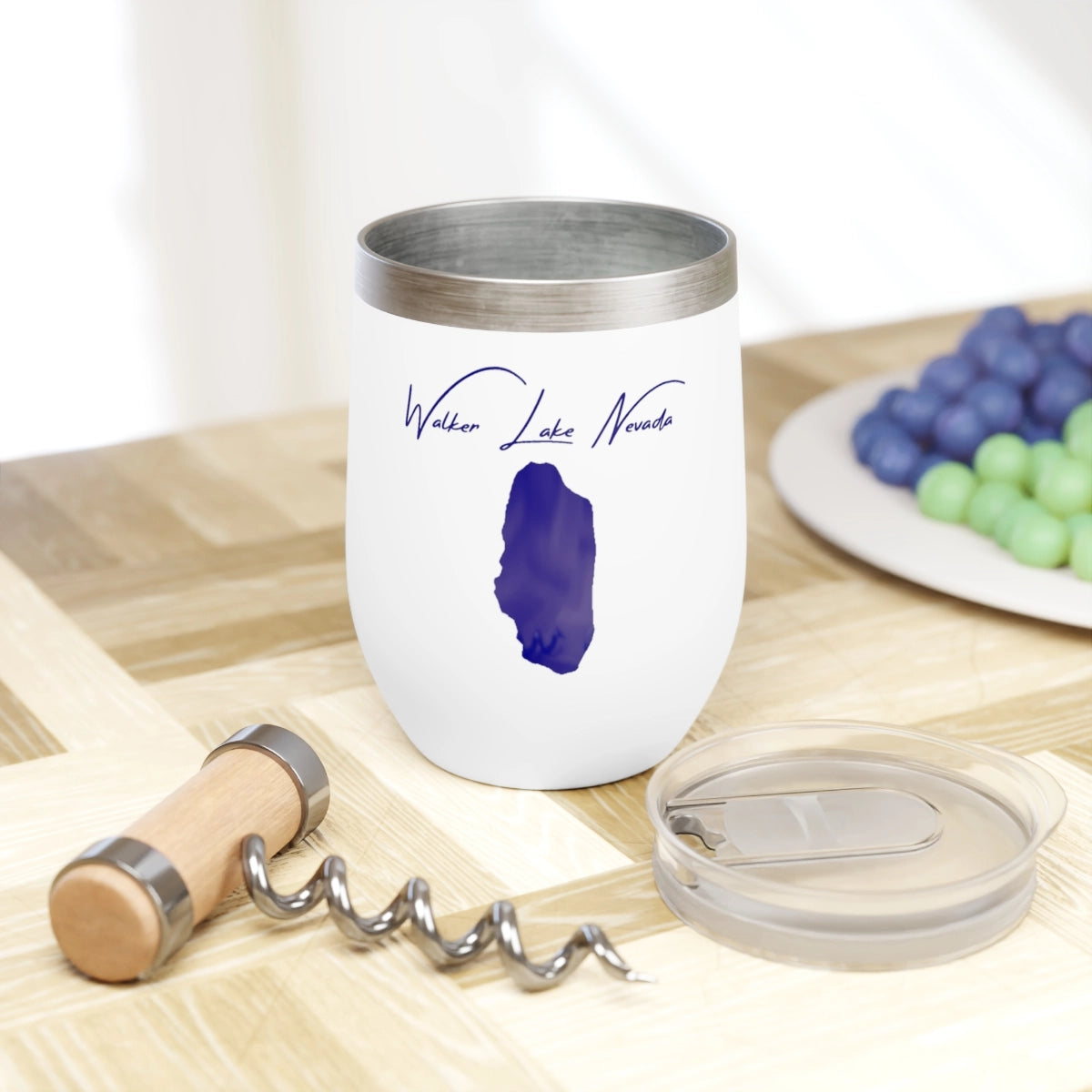 Nevada  Walker Lake  Wine Tumbler lifestyle view