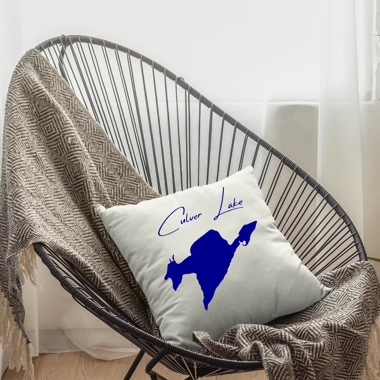 New Jersey Culver Lake  Pillow lifestyle view