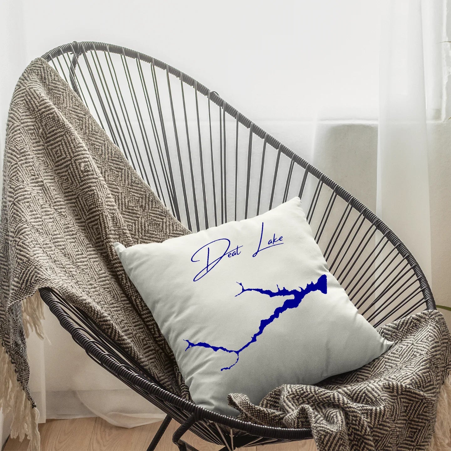 New Jersey Deal Lake  Pillow lifestyle view