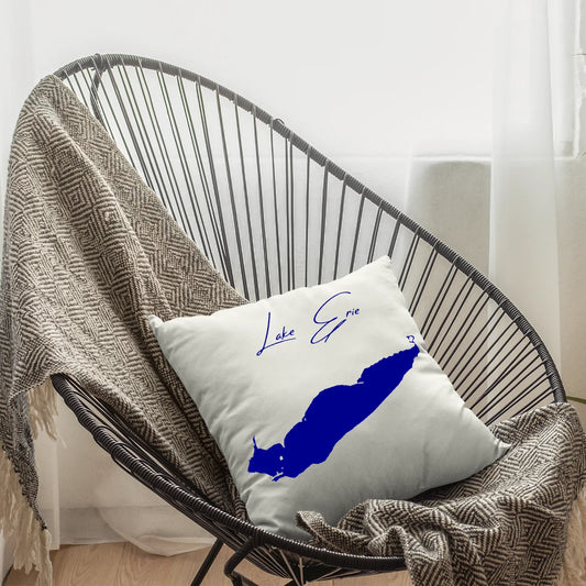 lifestyle image of Lake Erie Ohio Pillow