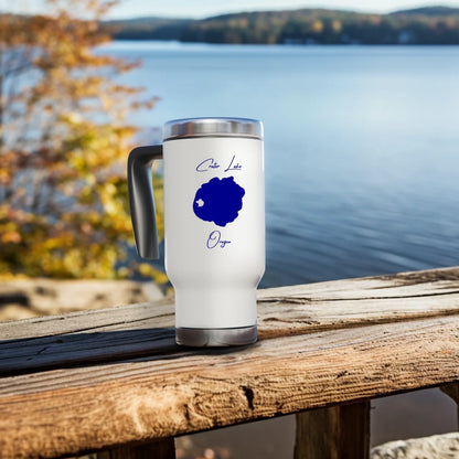 lifestyle image of Crater Lake Oregon Travel Mug