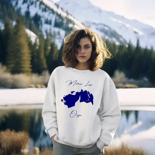 lifestyle image of Malheur Lake Oregon Sweatshirt