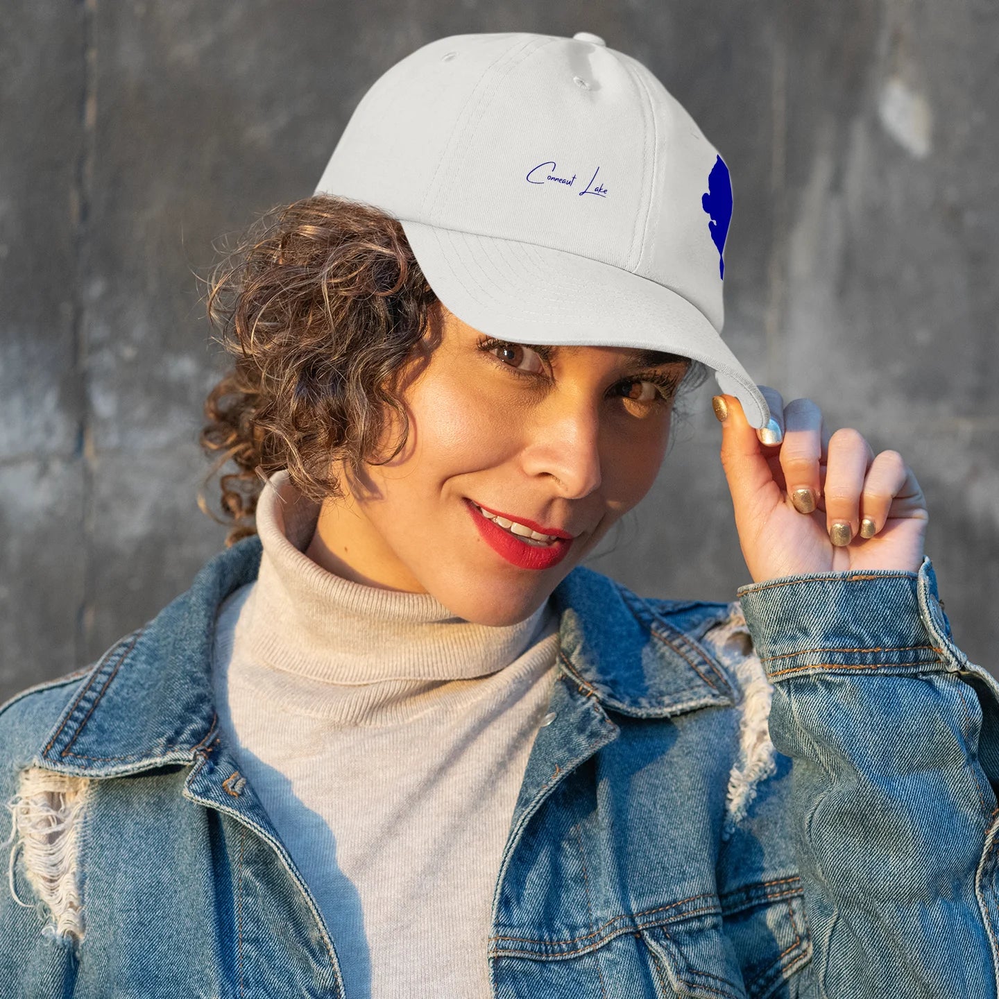 lifestyle image of Conneaut Lake Pennsylvania Baseball Cap