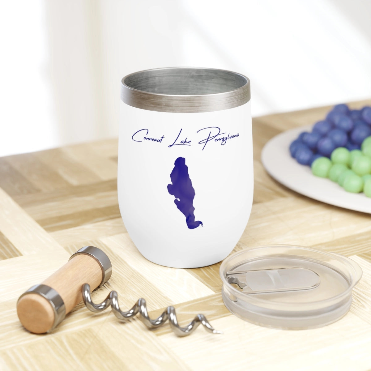 Pennsylvania  Conneaut Lake  Wine Tumbler lifestyle view