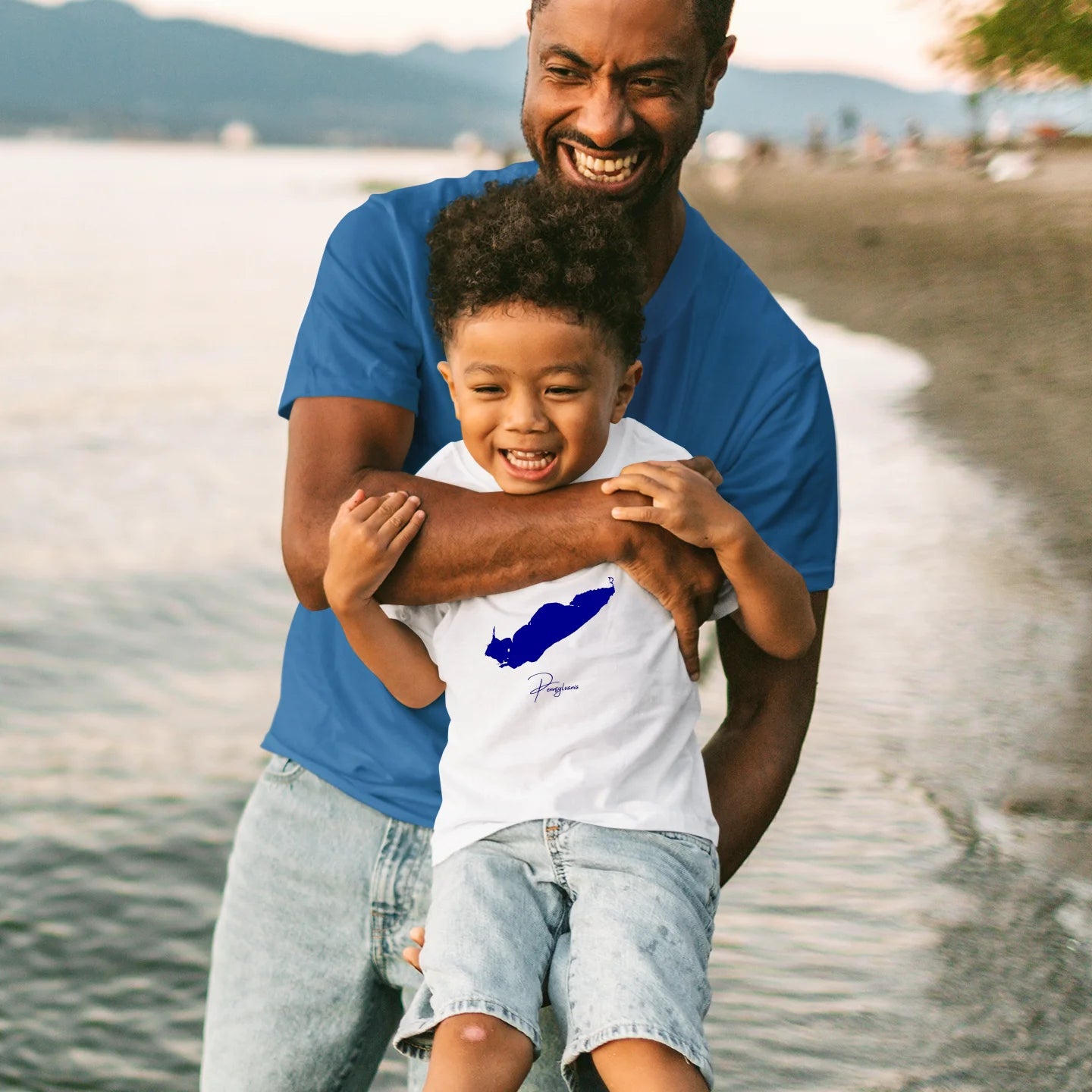 lifestyle image of Pennsylvania Lake Erie Toddler T-shirt