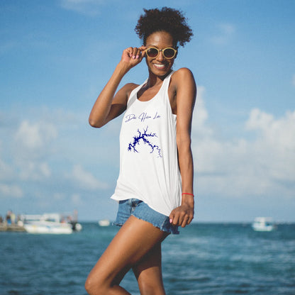 lifestyle image of Dale Hollow Lake Tennessee Racerback-Tank