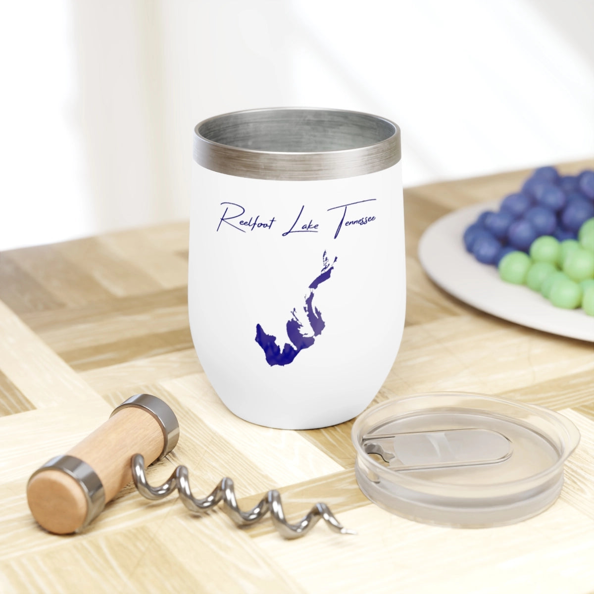 Tennessee Reelfoot Lake  Wine Tumbler lifestyle view