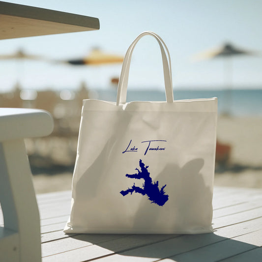 lifestyle image of Lake Tawakoni Texas Tote Bag