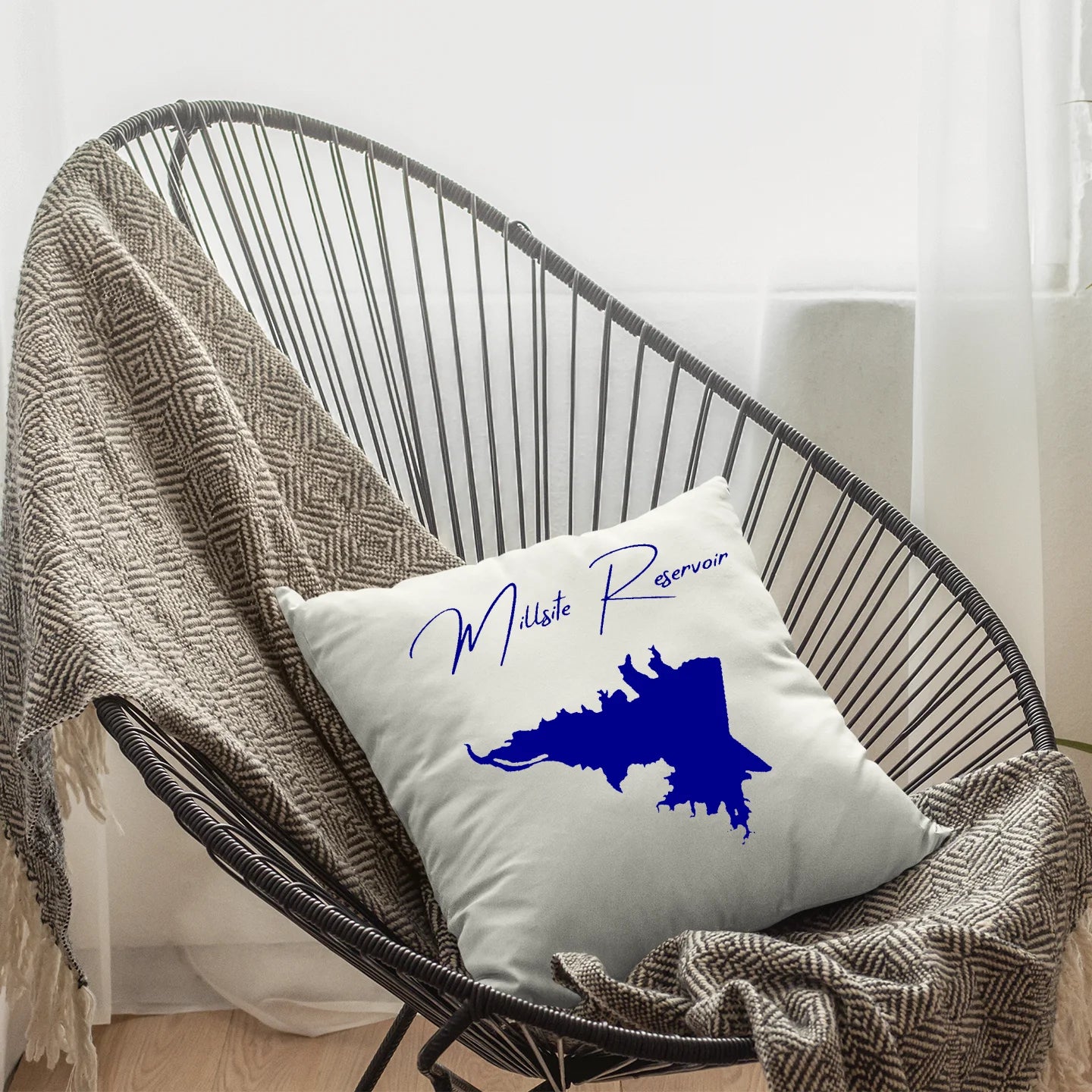 lifestyle image of Millsite Reservoir Utah Pillow