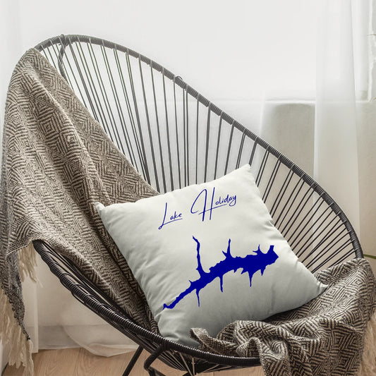 lifestyle image of Lake Holiday Virginia Pillow