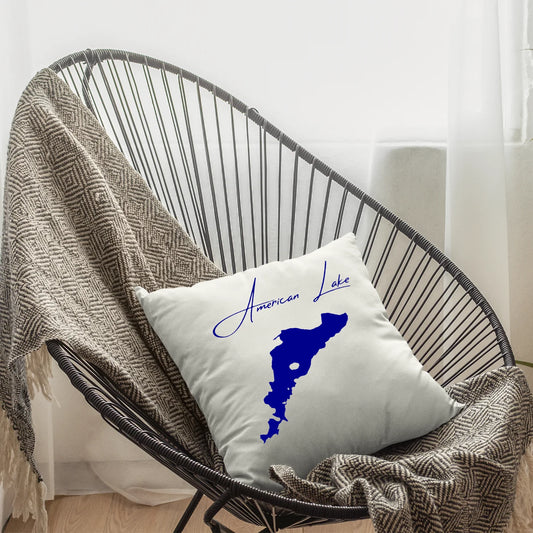 lifestyle image of American Lake Washington Pillow