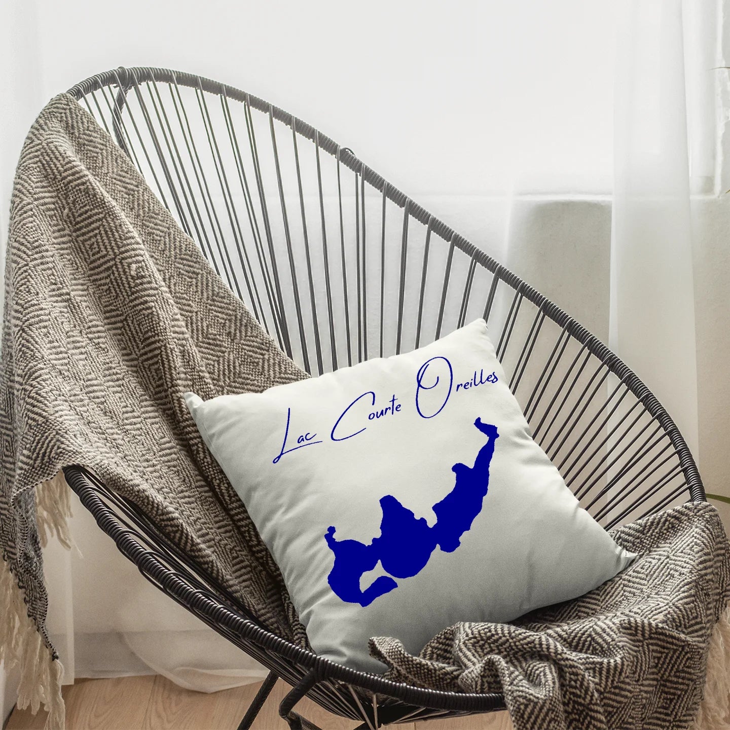 Wisconsin  Lac Courte Oreilles  Pillow lifestyle view