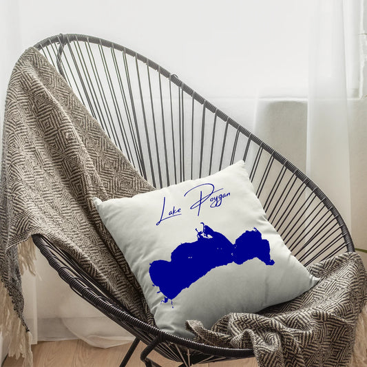 lifestyle image of Lake Poygan Wisconsin Pillow