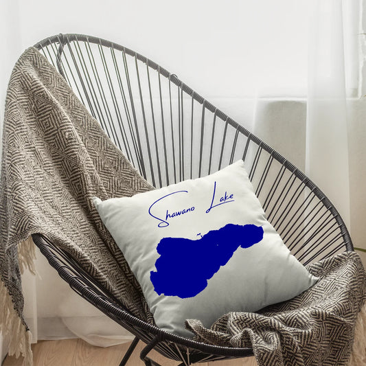 lifestyle image of Shawano Lake Wisconsin Pillow