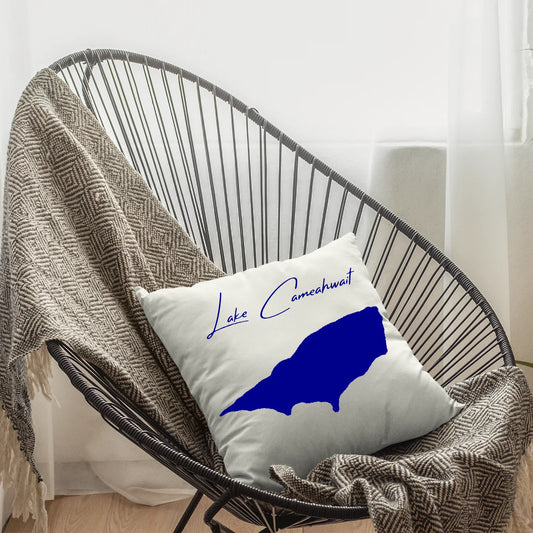 lifestyle image of Lake Cameahwait Wyoming Pillow